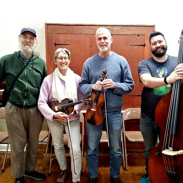 The Contra Rebels are playing for our Friday Night Contra Dance