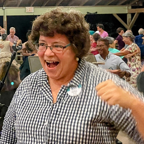 Janine Smith is calling for our Saturday Night Contra Dance